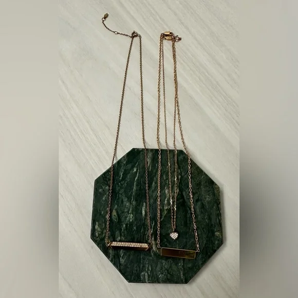 Fossil Gold Tone Necklaces - Two with One Dust Bag - Picture 2 of 6